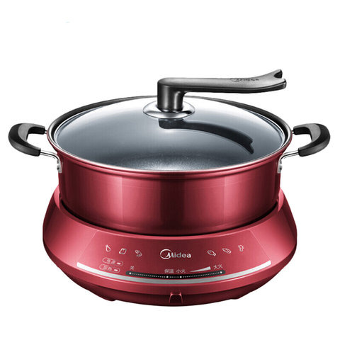 美的 分体式家用多功能电热锅 4.5L