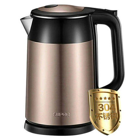 苏泊尔 1.7L 304不锈钢自动断电电热水壶